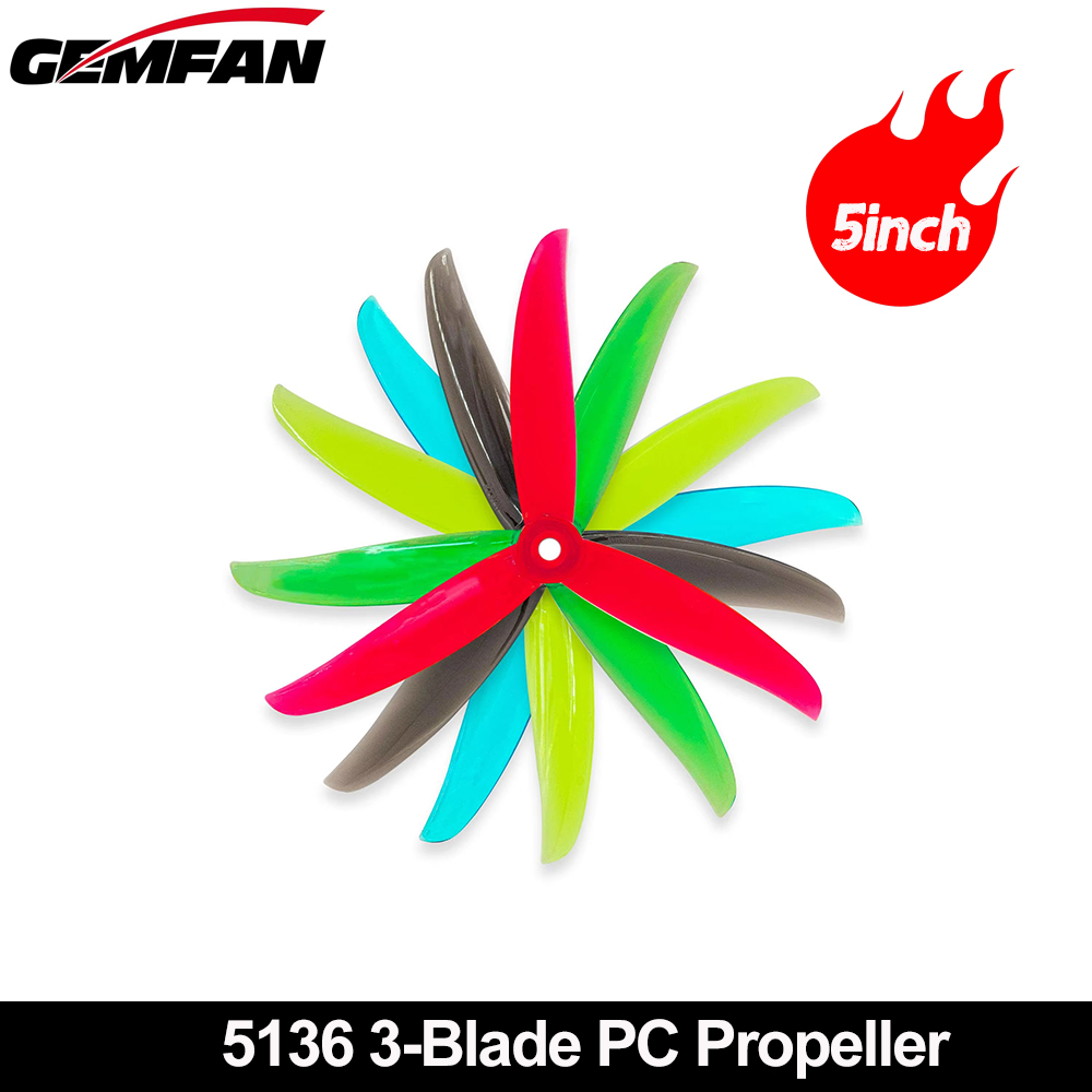 Drone Racing Propeller - Gemfan VANOVER 5136 3 Blade PC