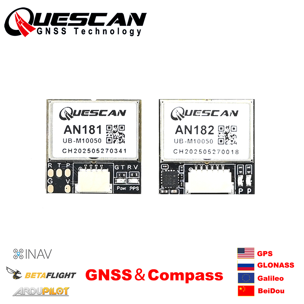 Drone Racing Antenna - QUESCAN 18mm M10 GPS GNSS Module