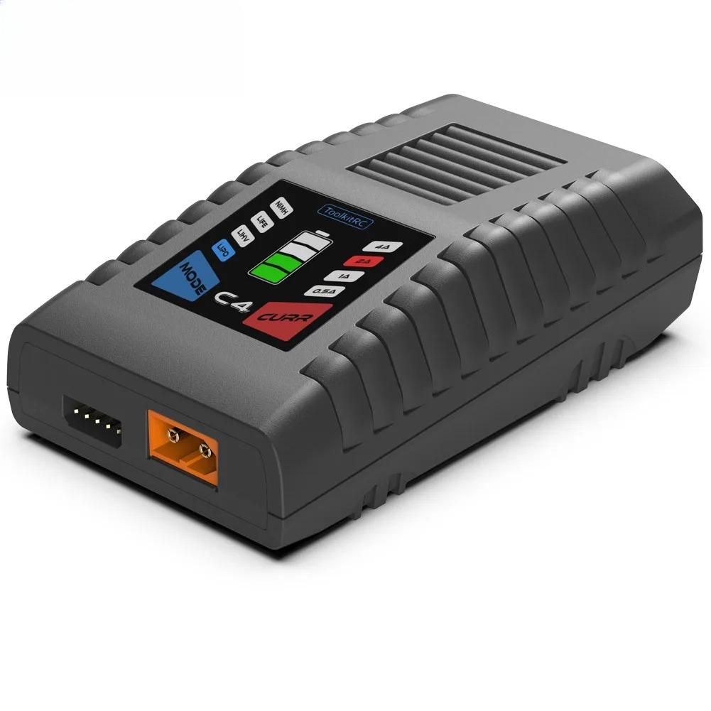 ToolkitRC C4 Charger 50W 5A AC - Drone Racing Charger 评论和价格