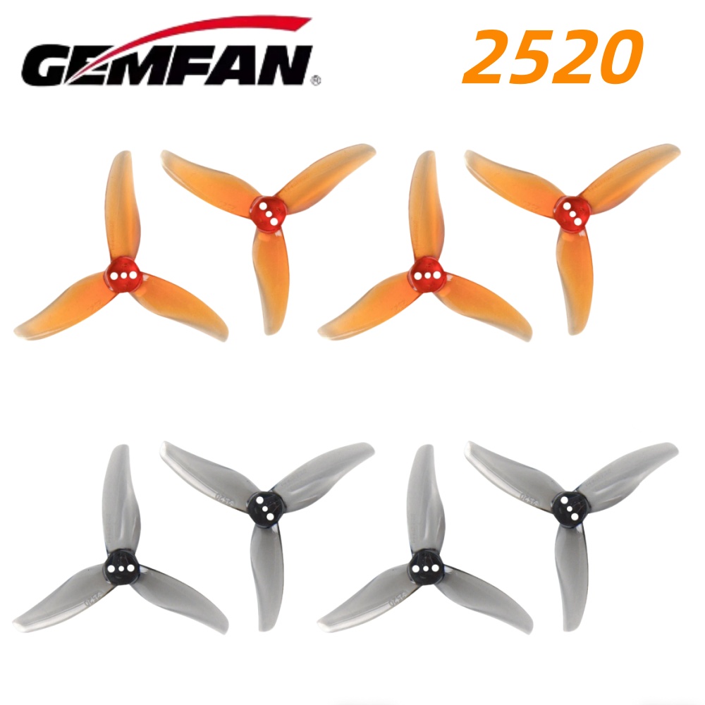 4Pairs Gemfan Hurricane 2520 2 - Drone Racing Propeller 评论和价格