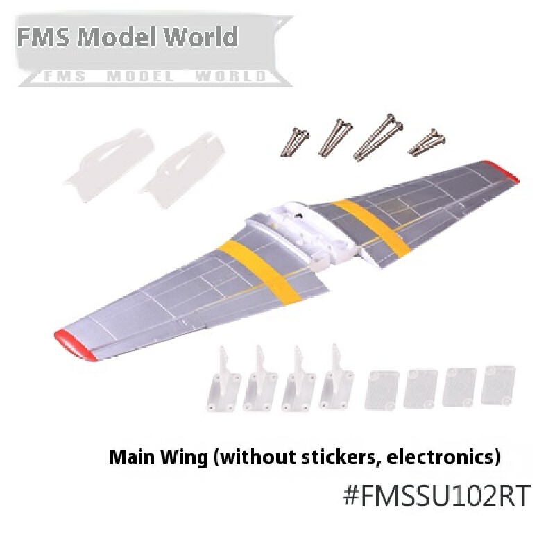 FMS P51D V8 Model Airplane Red - Drone Racing Flag 评论和价格