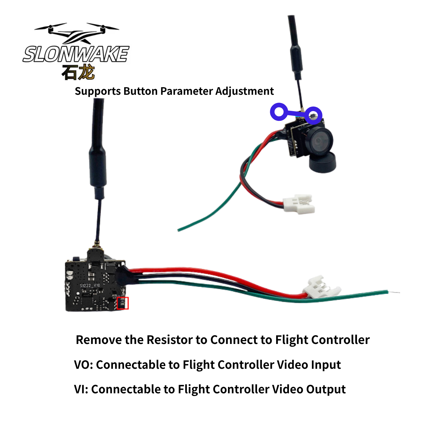 SLONWAKE 5.8G Analog Video Tra - Drone Racing Camera 评论和价格