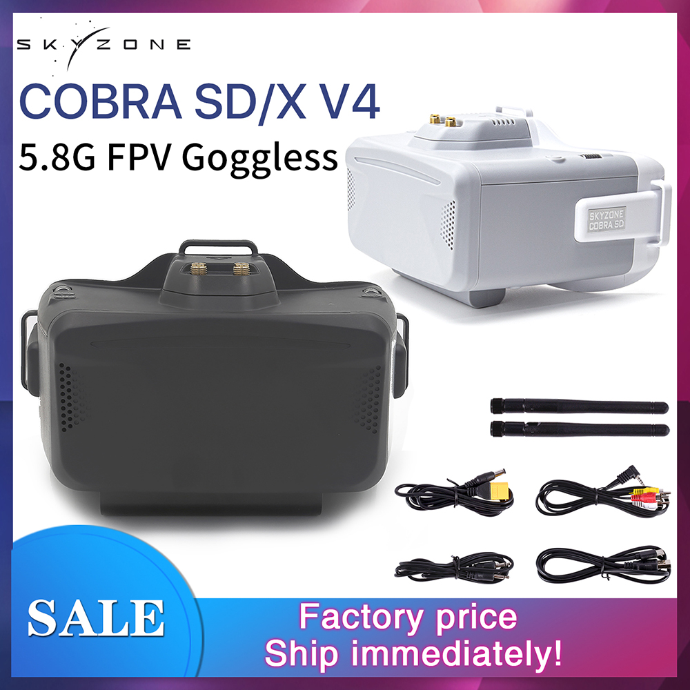 SKYZONE Cobra SD X V4 FPV Vide - Drone Racing Goggles 评论和价格