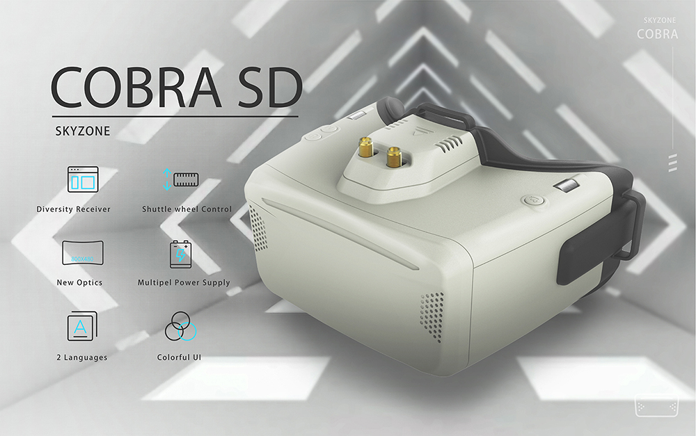SKYZONE Cobra SD X V4 FPV Vide - Drone Racing Goggles 评论和价格