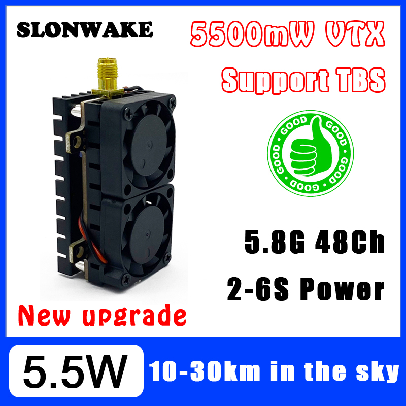 Long Range 5.8GHz 5.5W Video T - Drone Racing Transmitter 评论和价格