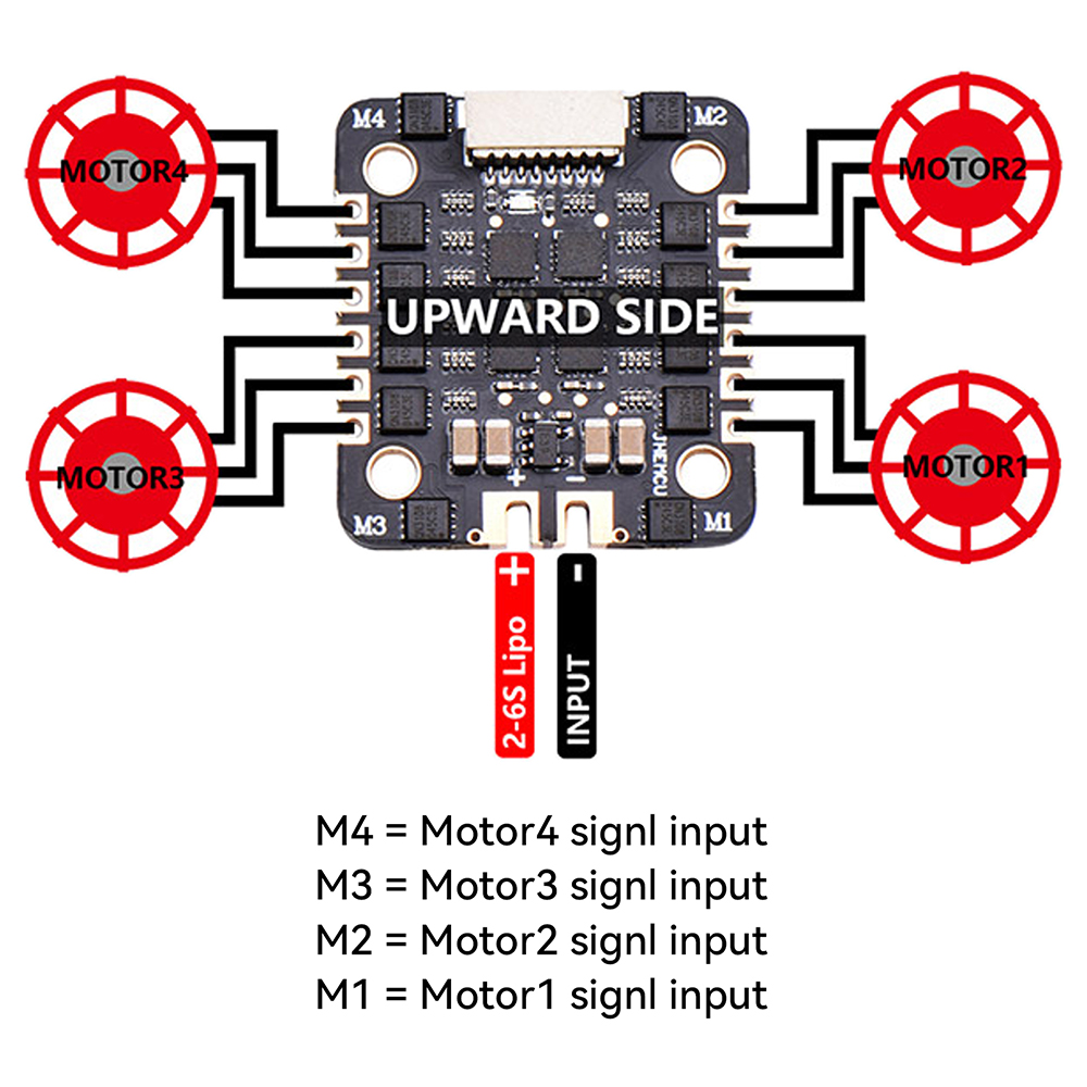 JHEMCU EM40A 40A BLheli_S 4in1 - Drone Racing Esc 评论和价格