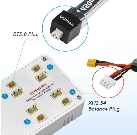 VIFLY ToothStor 4 Port 2S Bala - Drone Racing Charger 评论和价格