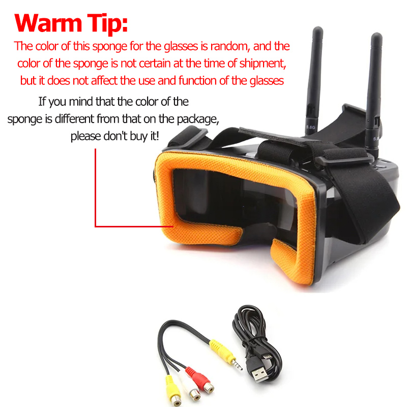 VR009 FPV Video Goggles 3Inch  - Drone Racing Goggles 评论和价格